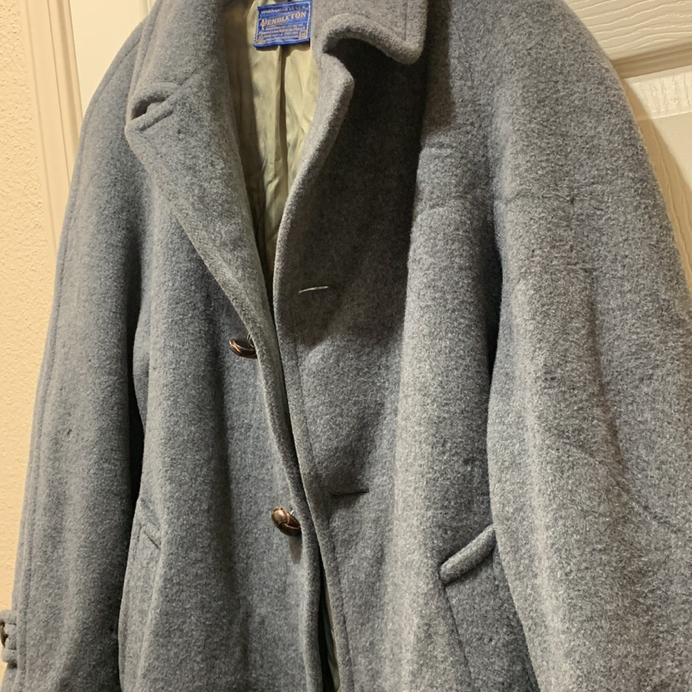 Pendleton Vintage Wool Longline Overcoat Jacket G… - image 5